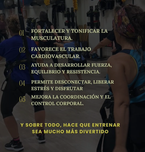 AcroBungee Beneficios